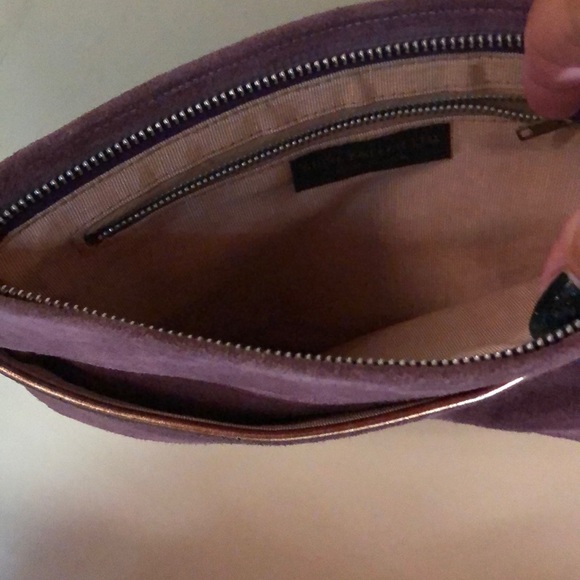 💜Shirl Miller Suede Clutch - Picture 4 of 6